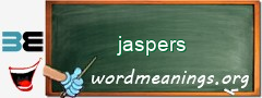 WordMeaning blackboard for jaspers